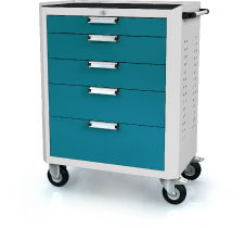 Trolley DVU 968 x 765 x 500 - basic - 5x drawers